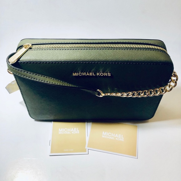 Buy Michael Michael Kors Jet Set Travel Olive Crossbody Bag  Michael Kors Jetset Olive Crossbody